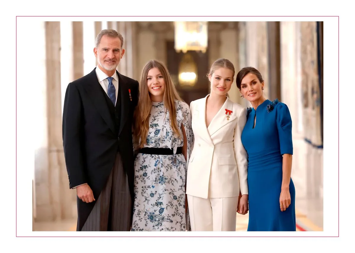 Spanish Royal family Christmas card