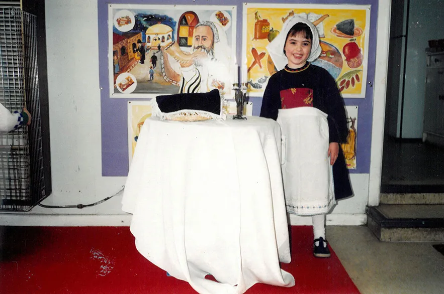 Dassi Erlich as a child