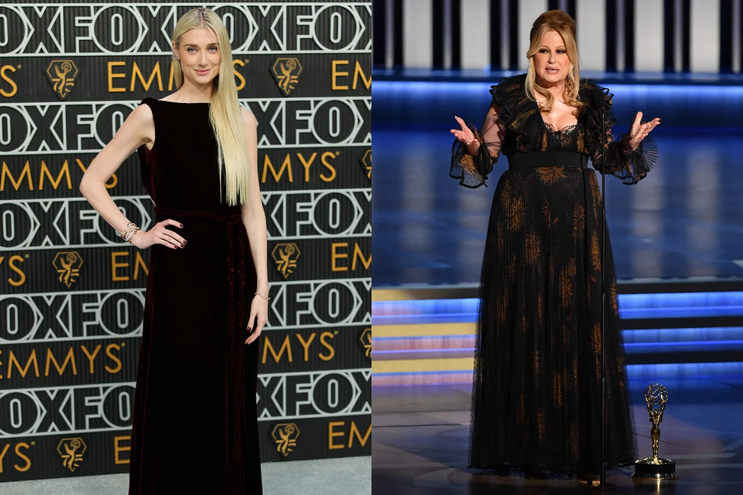 emmy awards moments 2023 elizabeth debicki jennifer coolidge