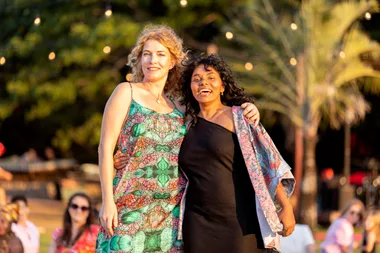 Ilma Ali and her friend Olga Bryukhovets.