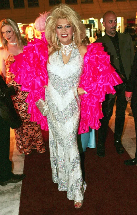 Carlotta is always the glamorous showgirl.