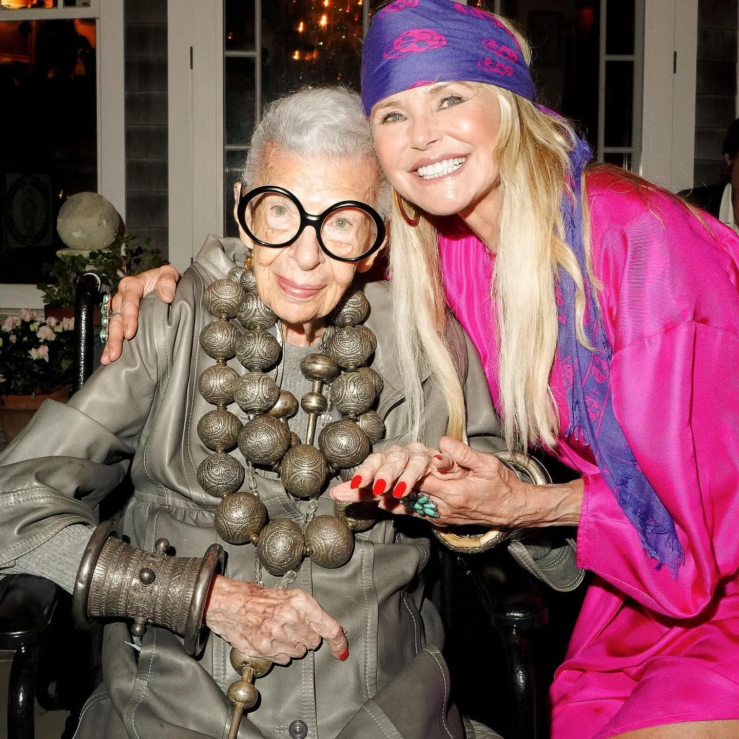 iris apfel christie brinkley
