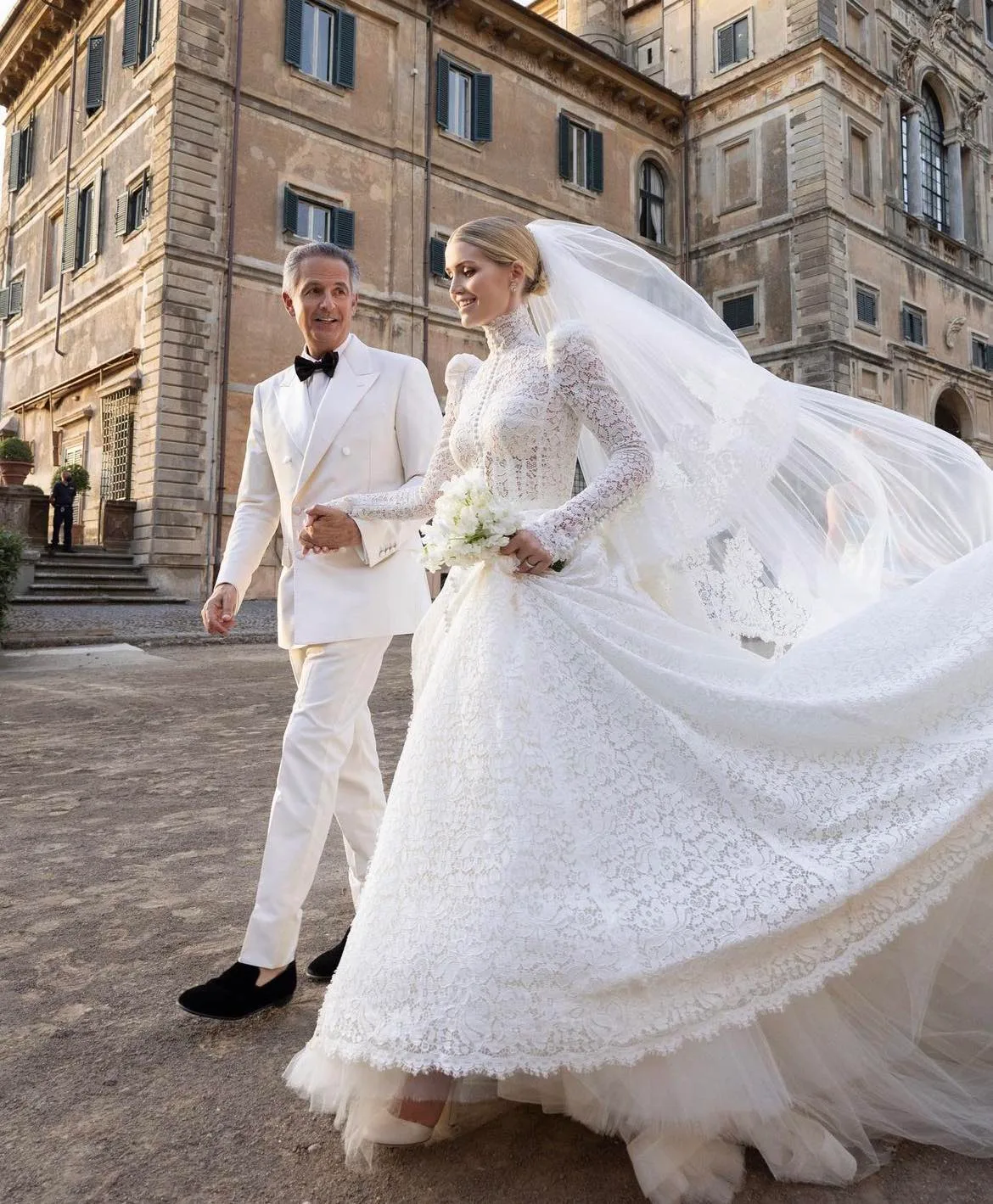 Kitty and Michael on their wedding day in 2021