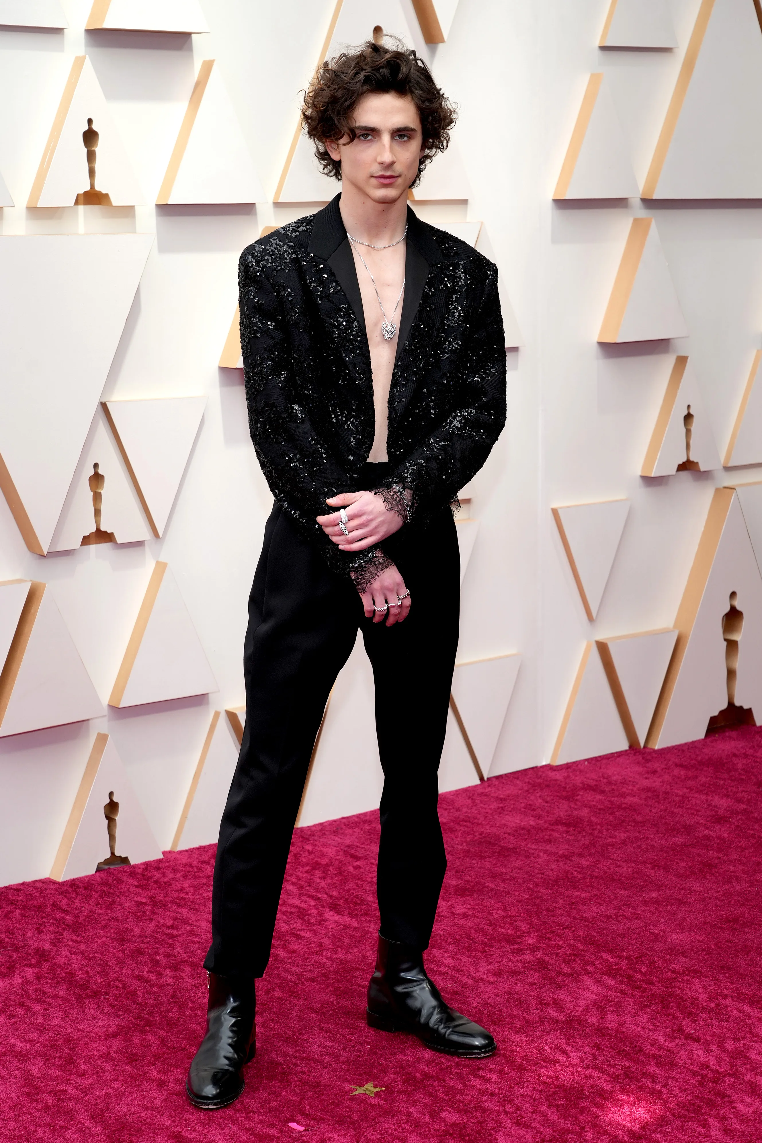 Oscars red carpet history