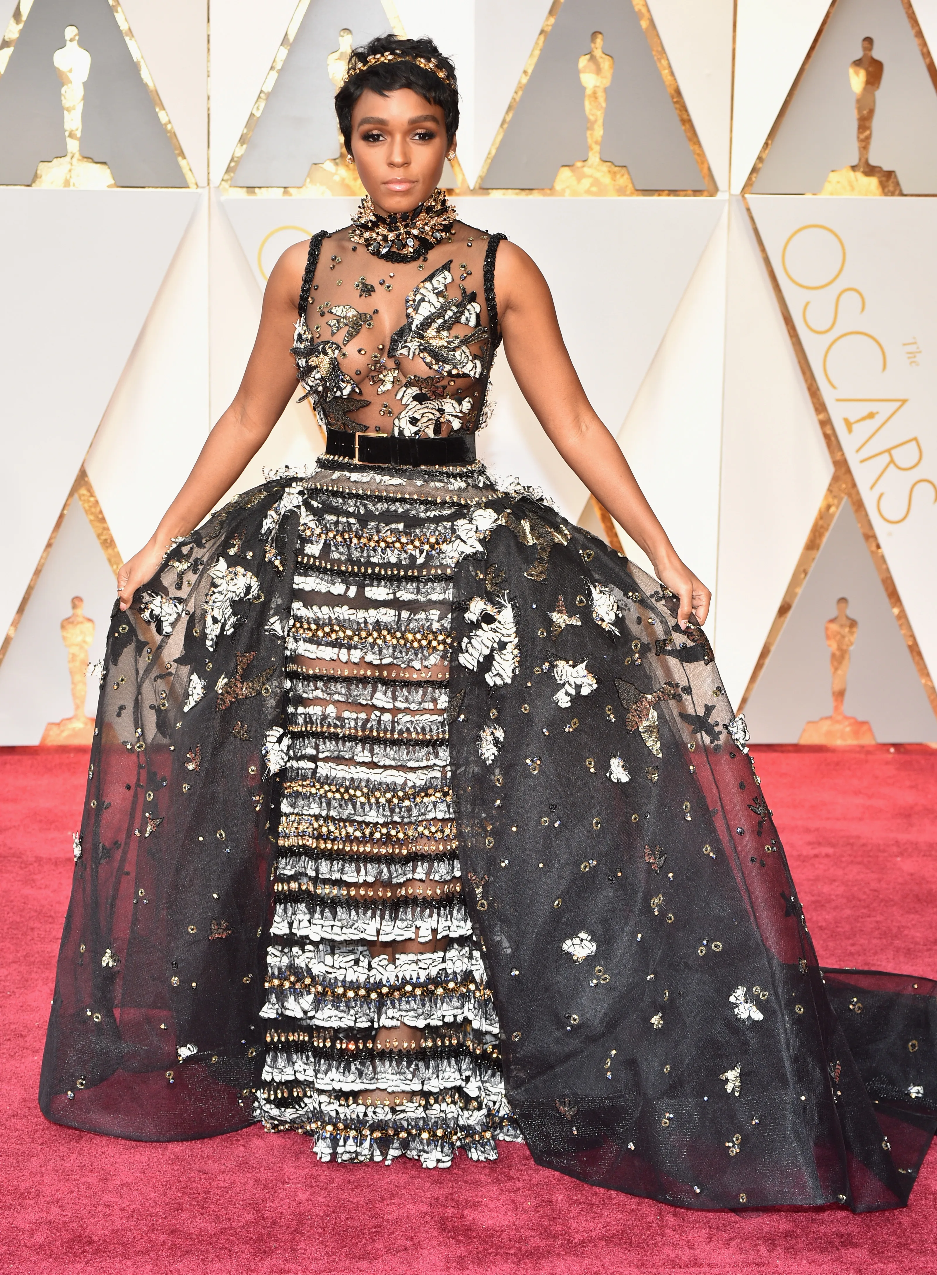 Oscars red carpet history