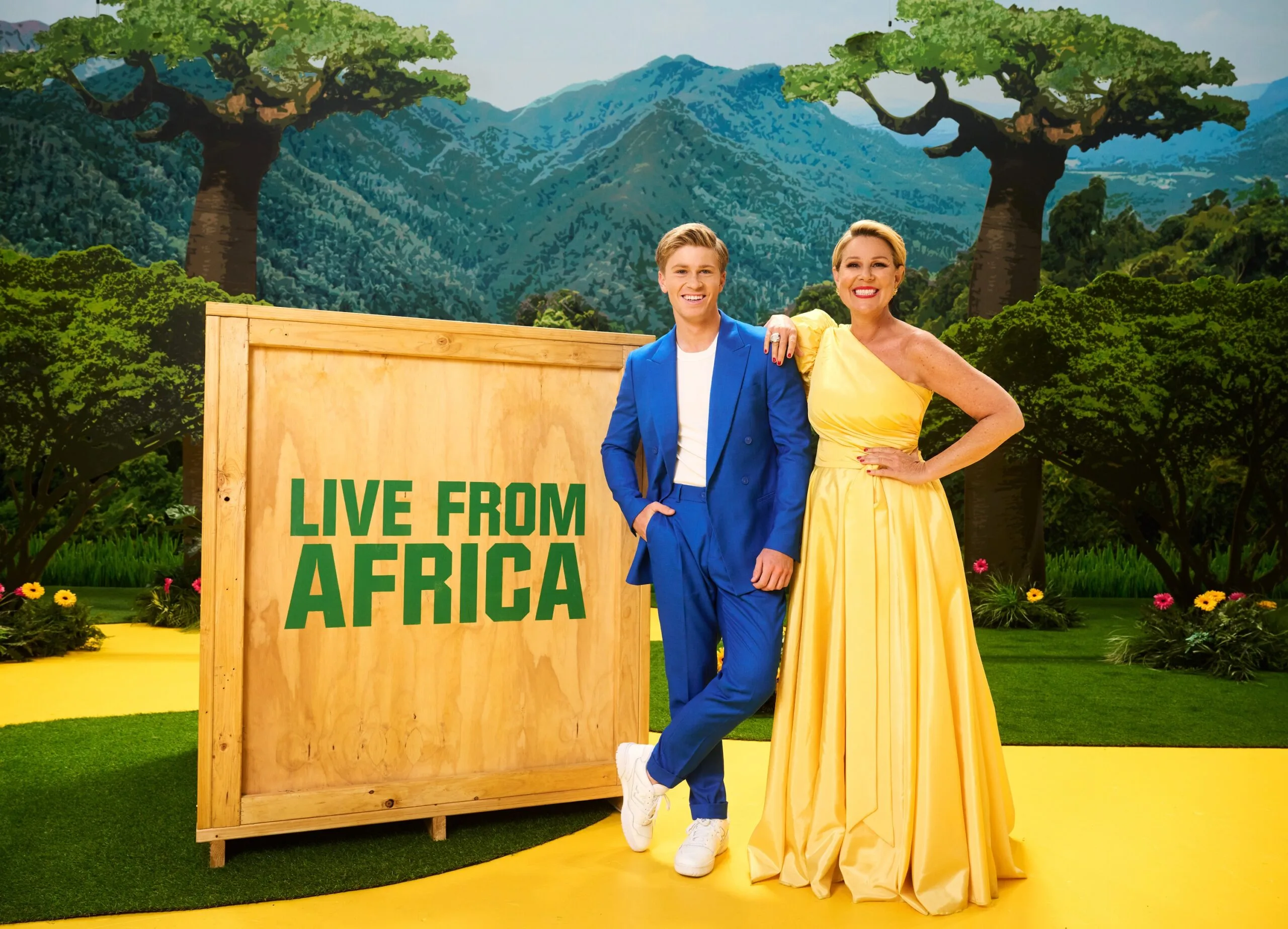 i'm a celeb australia 2024 hosts robert irwin and julia morris