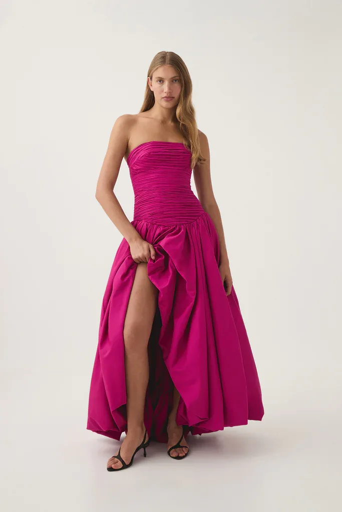 Aje pink maxi dress