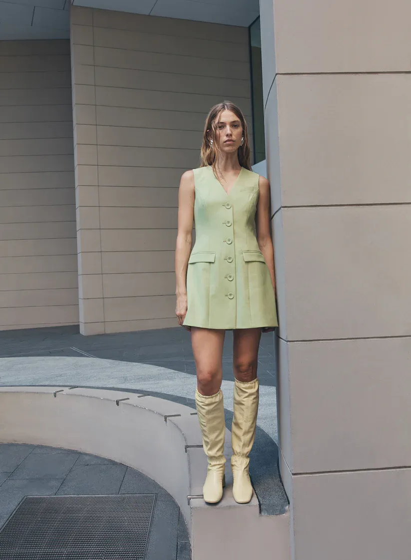 Anna Quan light green dress