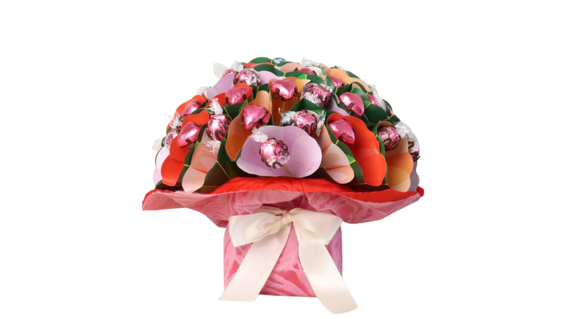 Edible Blooms' large Pastel Lindt Bouquet.