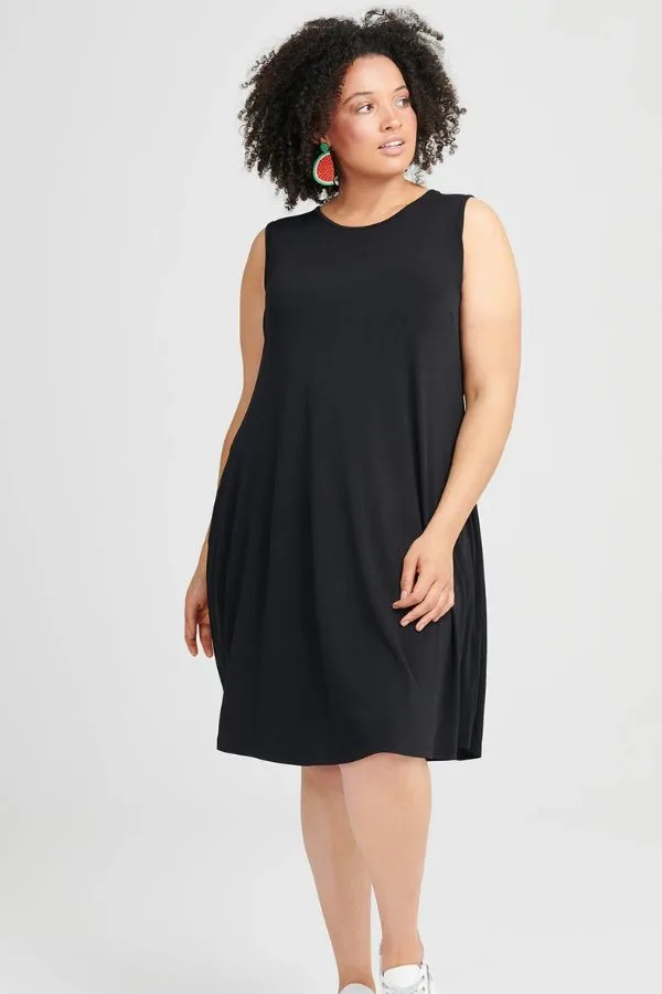 Taking Shape Day To Night Tank Dress in Black
