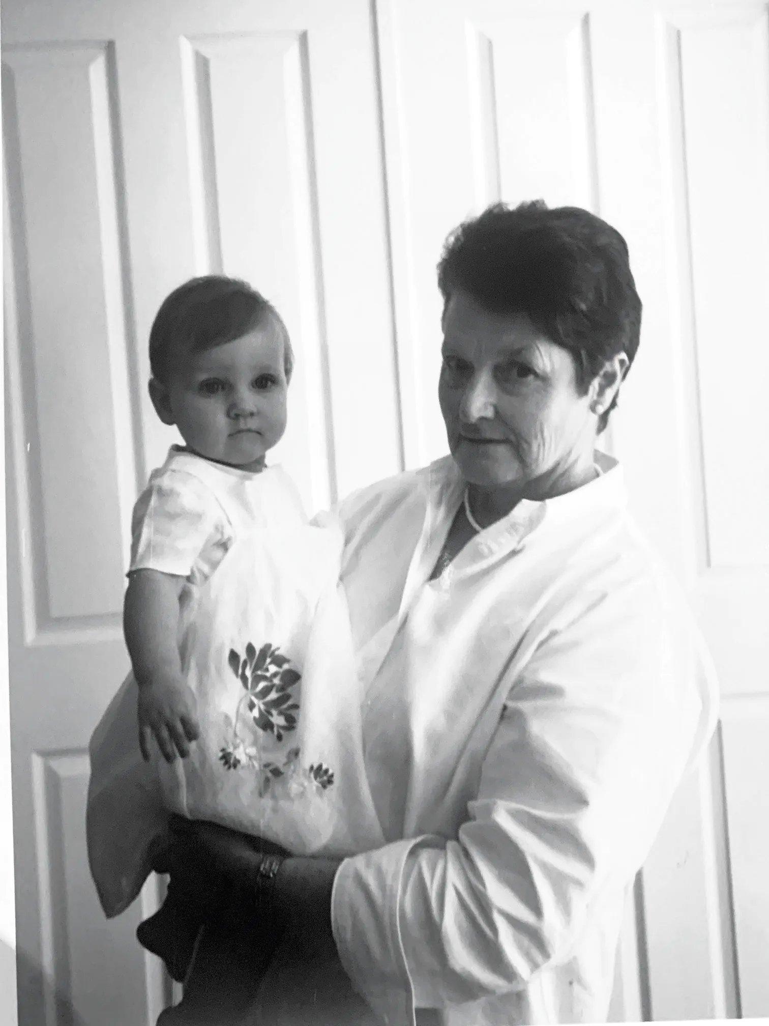 Barbara holding her granddaughter, before she lost her life to ovarian cancer.