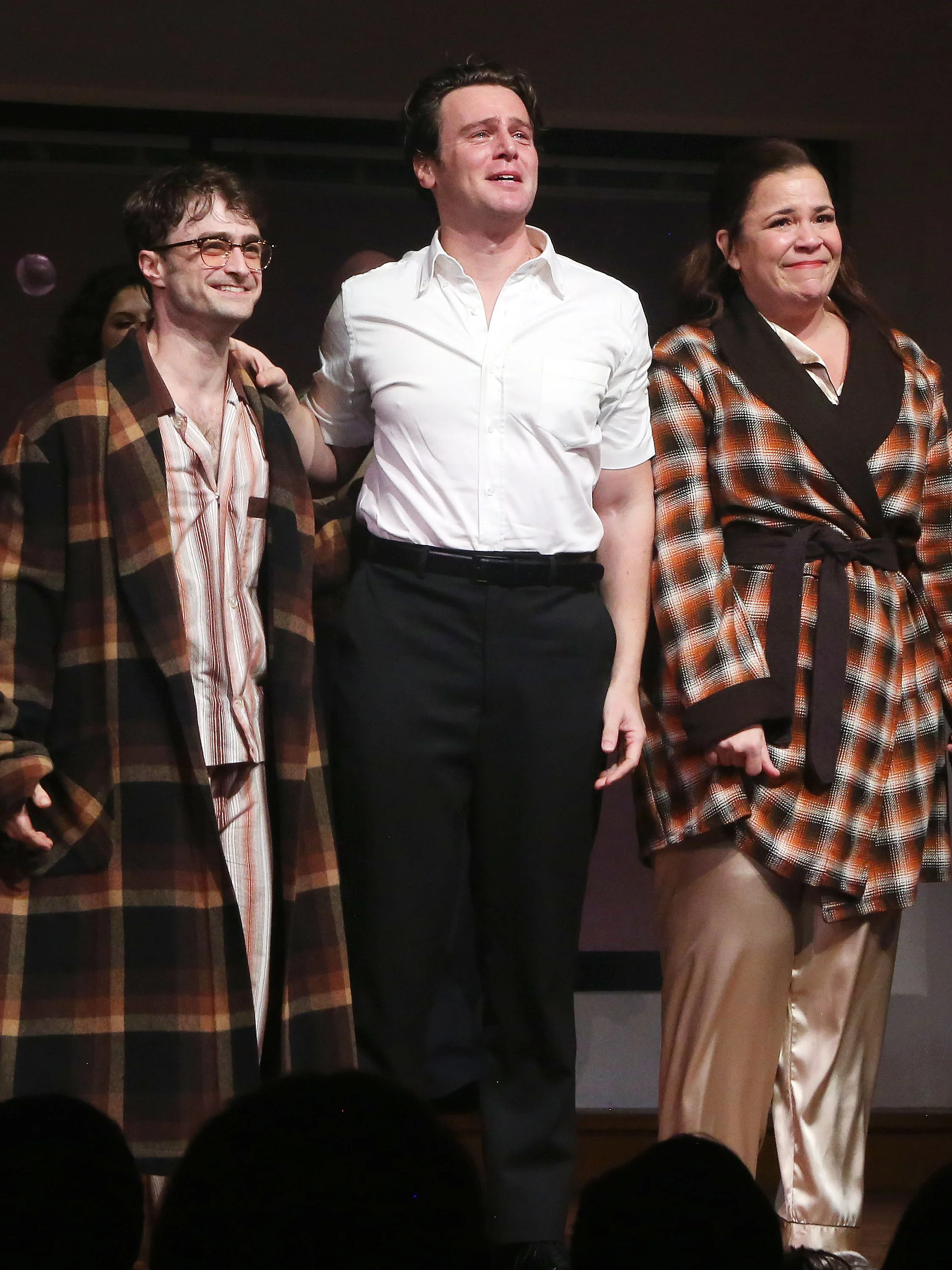 tony awards 2024 - daniel radcliffe, jonathon groff and lindsay mendez