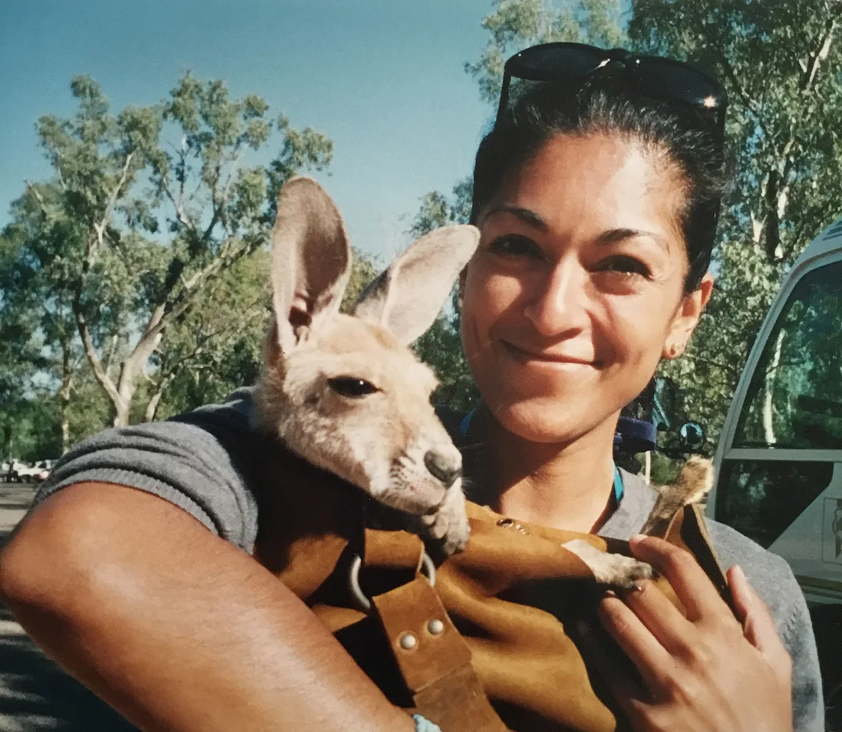 Nadine Bush before her career change, working as a creative director. 