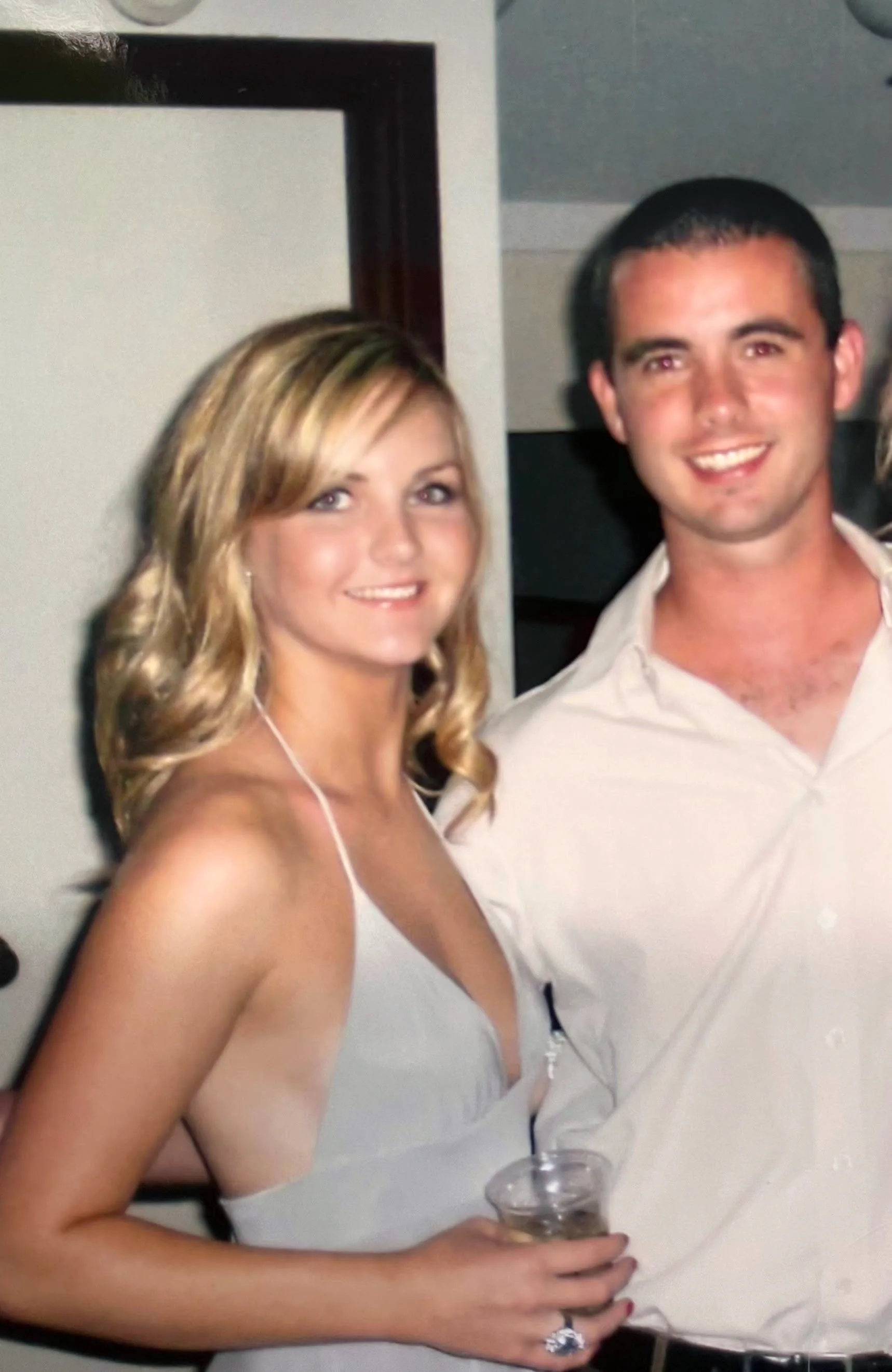 Emma and Patrick when they first met and fell in love.