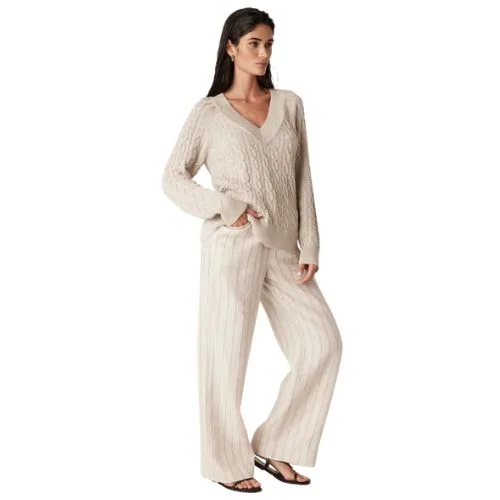 Cable Melbourne Lumen Cable Jumper - Natural - best knitwear brands Australia