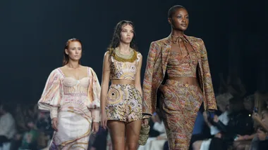 All the highlights from the David Jones Indigenous Fashion Projects runway