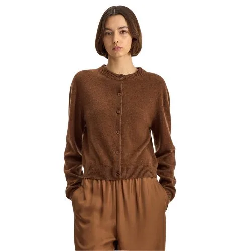 Jac + Jack Ruelle Cardigan in tabac marble