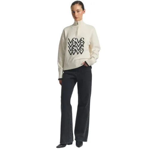 Viktoria & Woods Visionaire cashmere knit - ivory colour