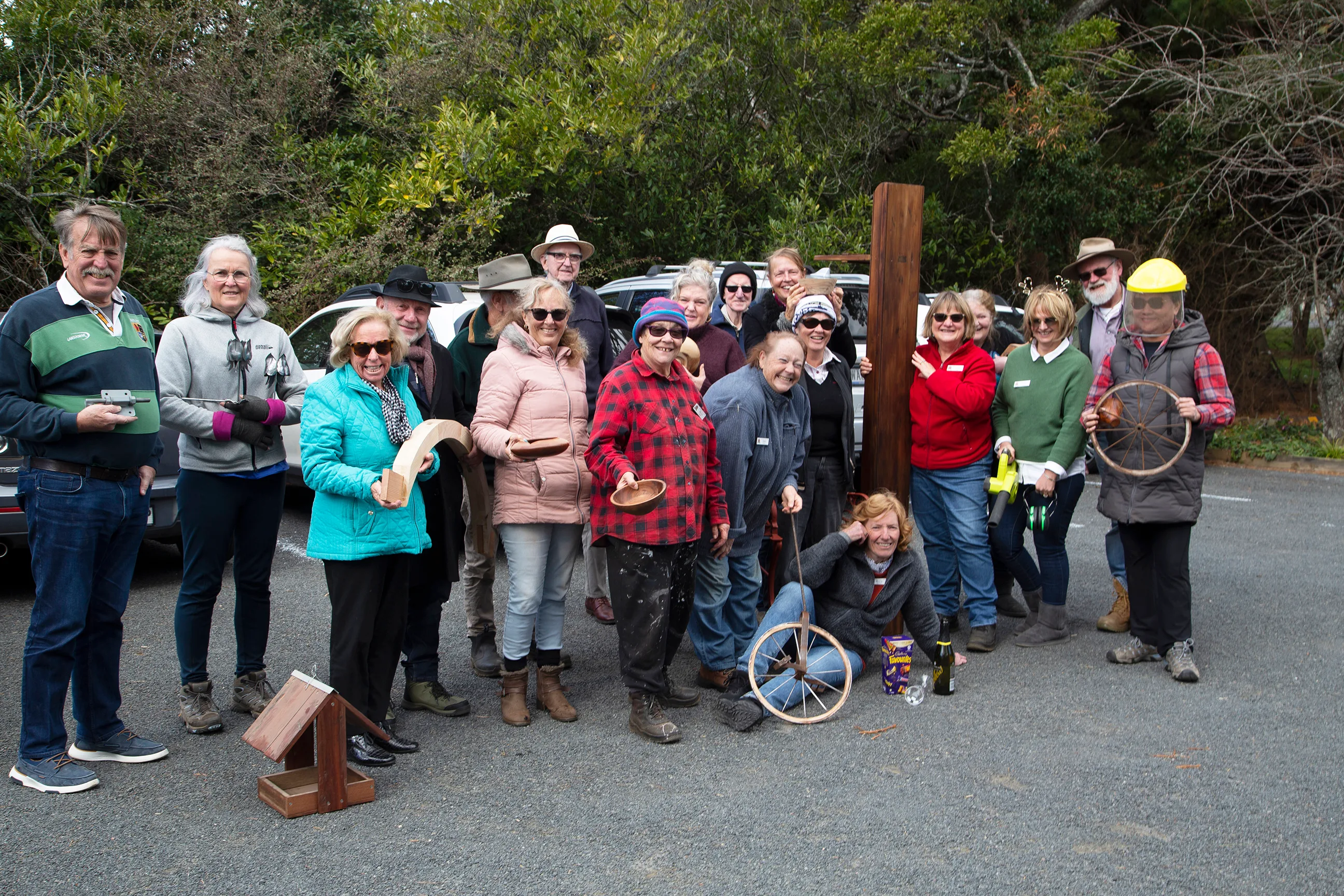 The women of Noosa Women's Shed. 