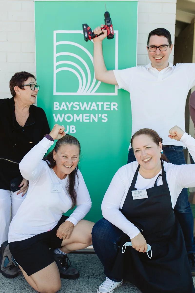 People from Bayswater Women's hub. 