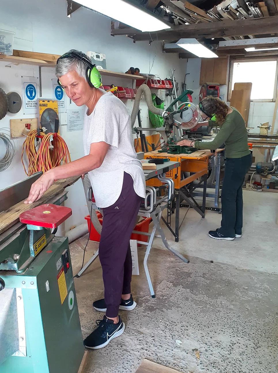 Angela from the Blue Mountains Women's Shed. 