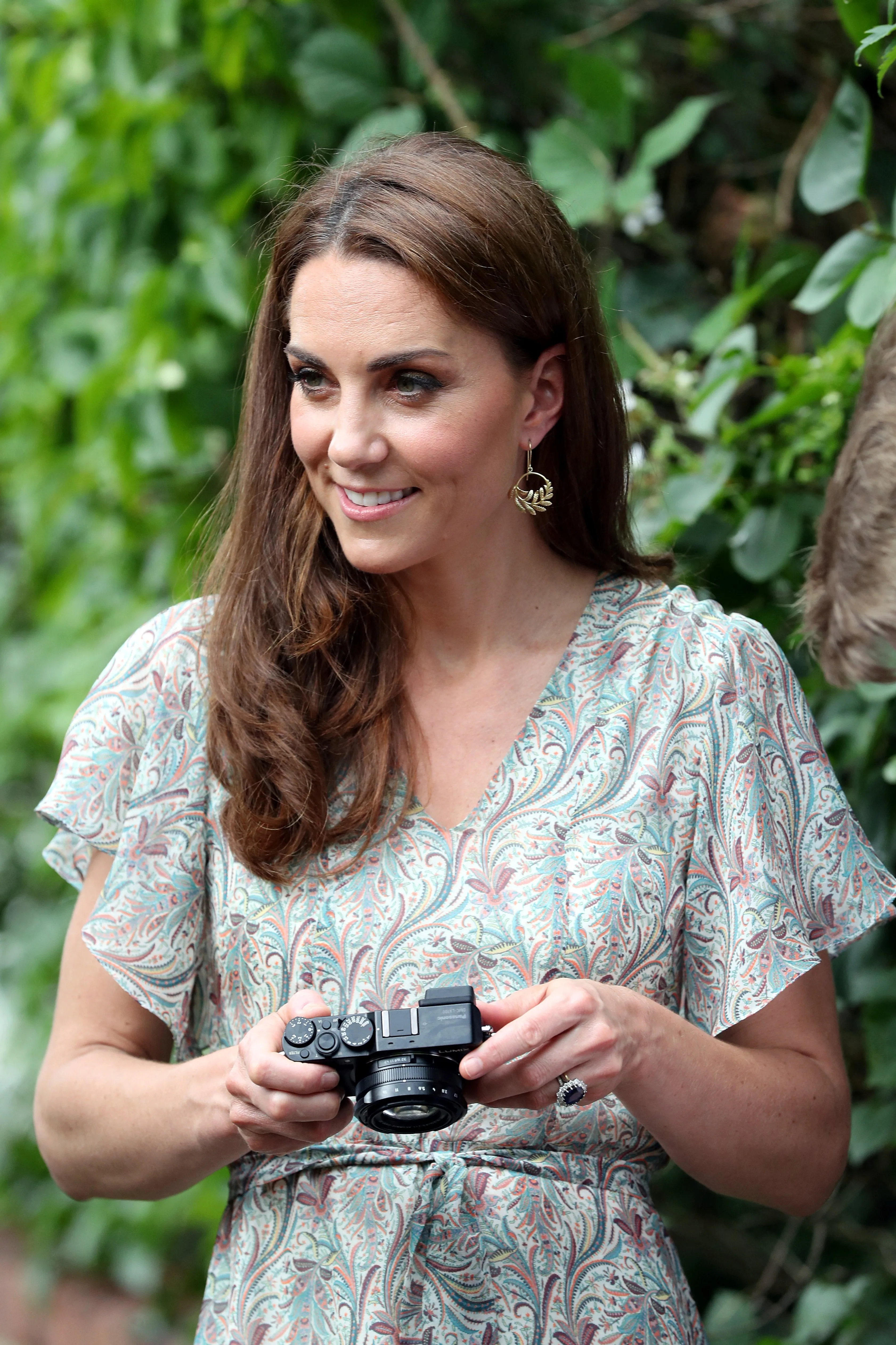 princess catherine taking part in a photography workshop