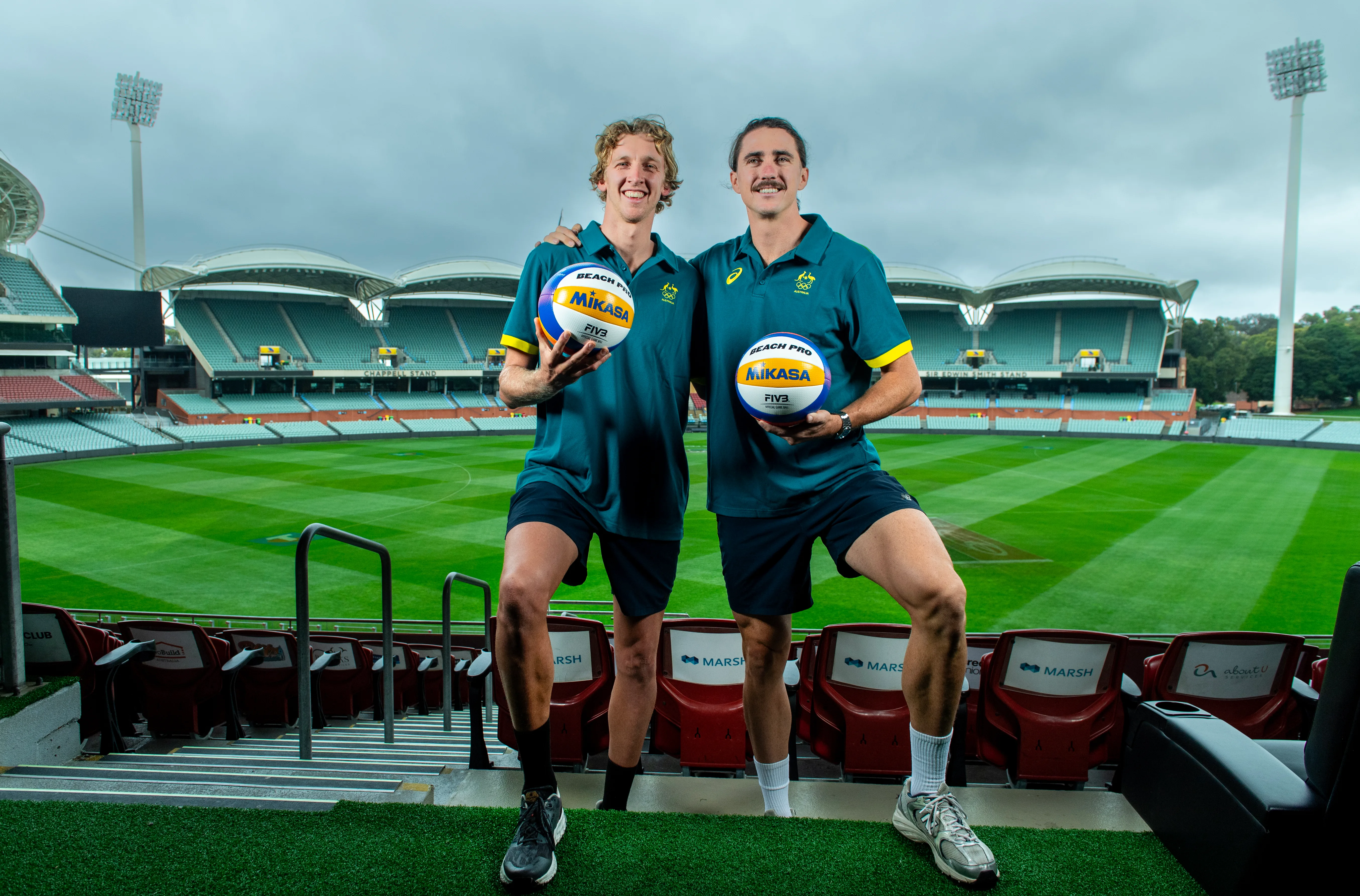 the australian beach volleyball men's team for the 2024 olympics
