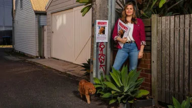 Anne-Marie Curry who has become a pet detective.