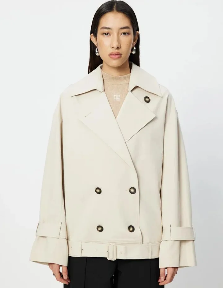 Camilla & Marc Neroli Short Trench in alabaster