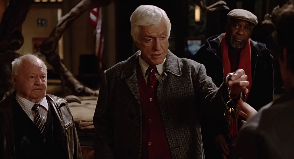 Dick Van Dyke in night at the museum 