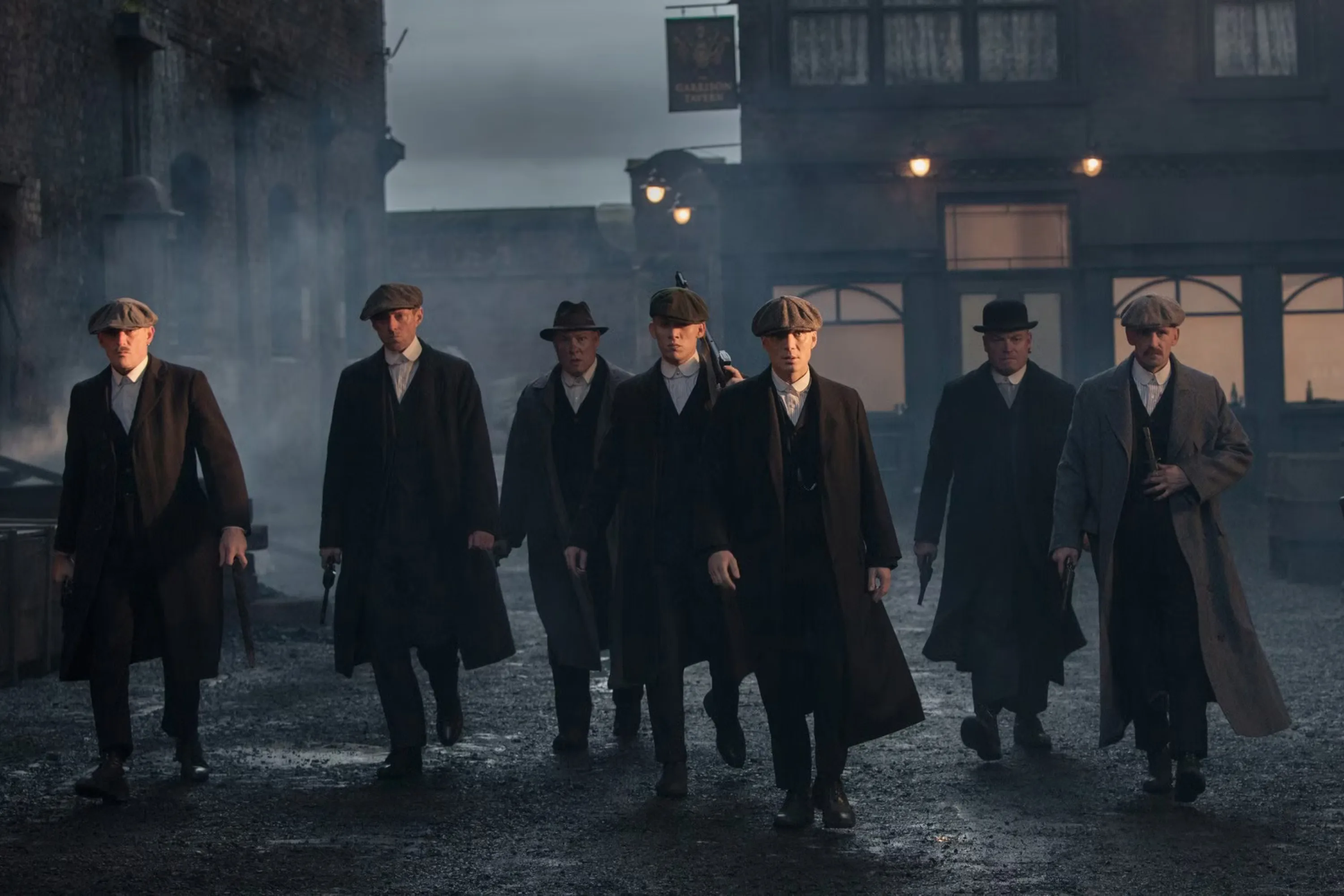 Peaky Blinders cast.
