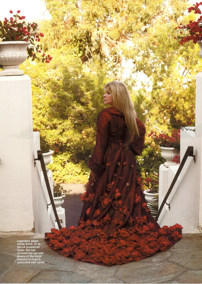 Stevie Nicks at her home.