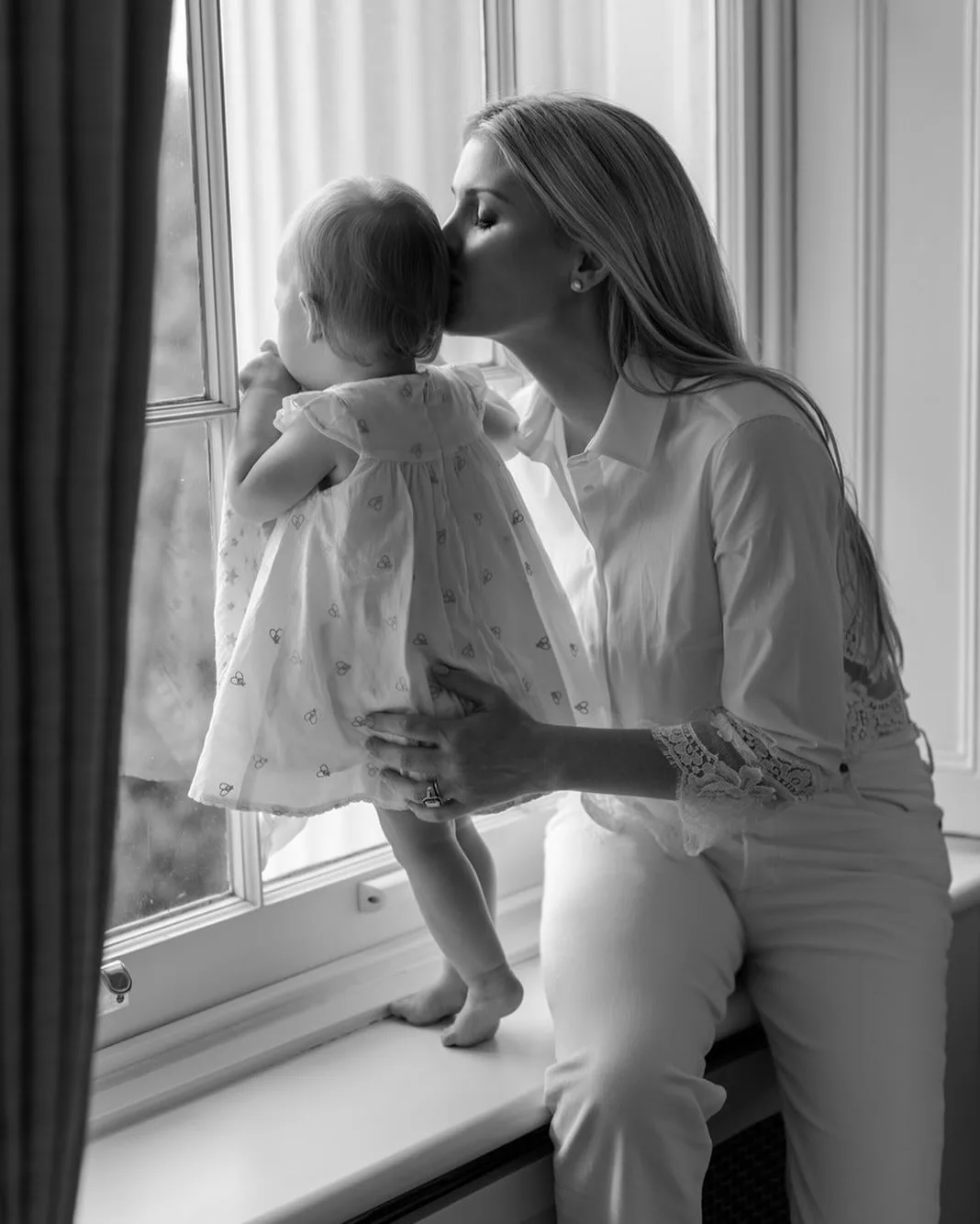 Lady Kitty Spencer and her baby Athena
