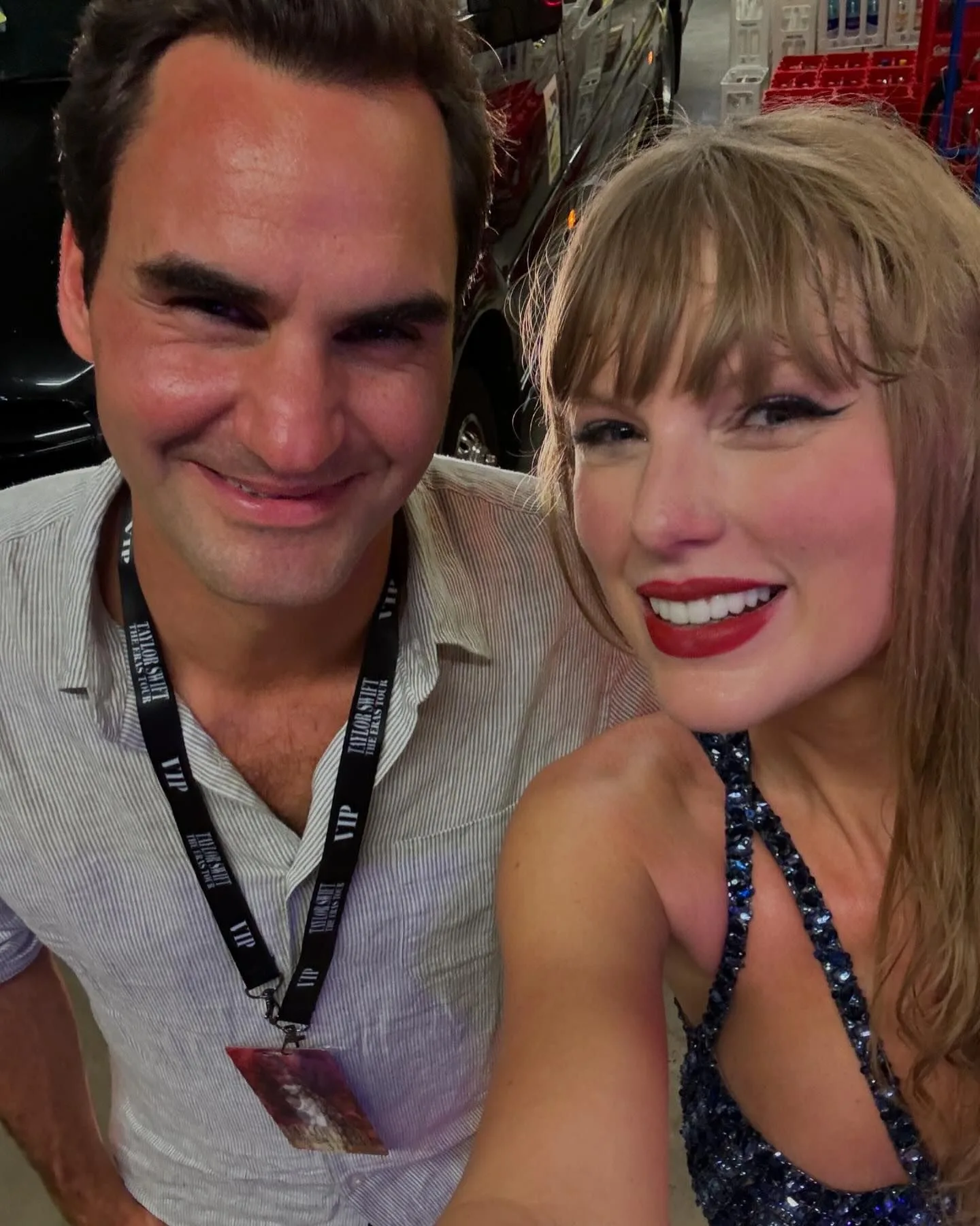 roger federer and taylor swift