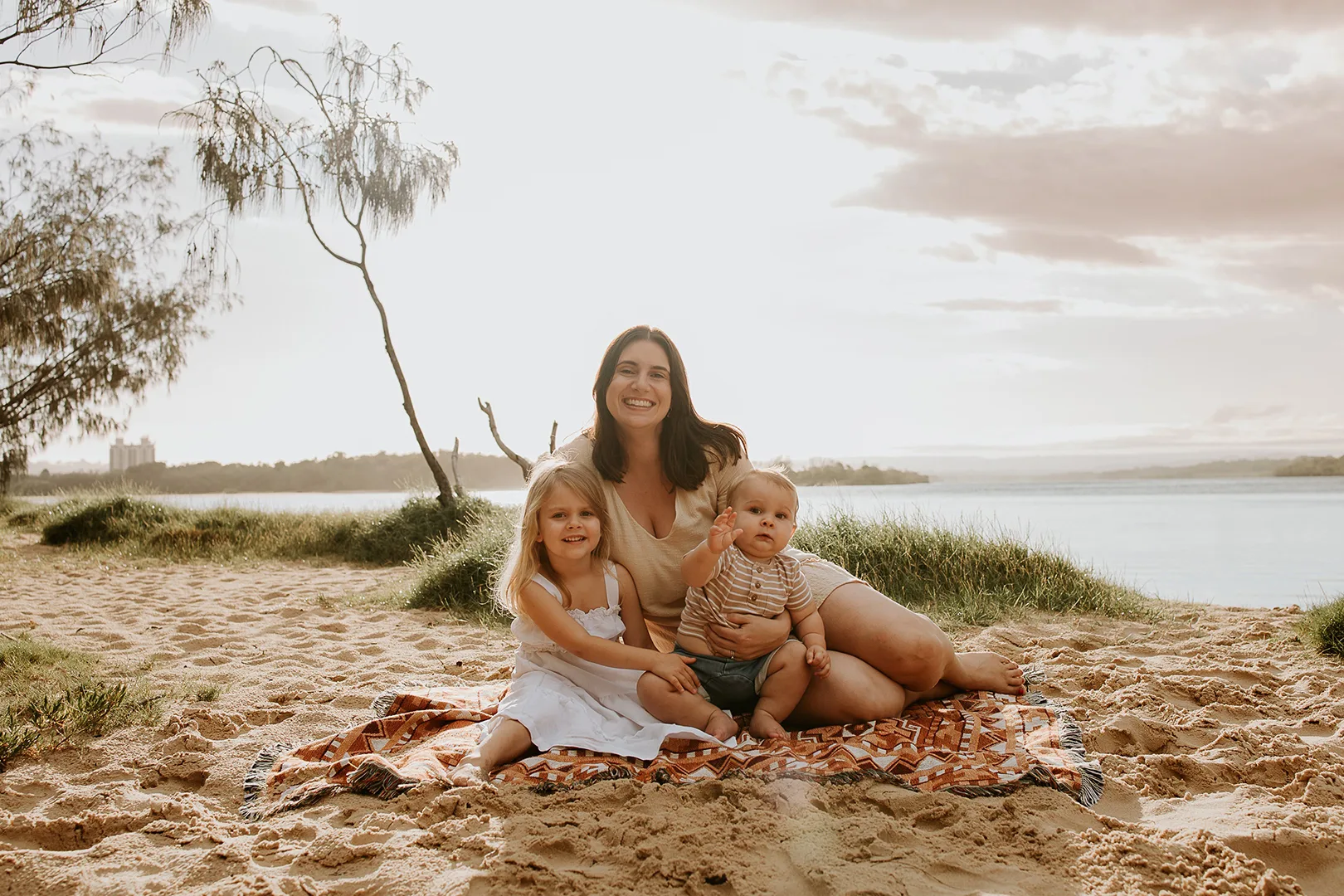 Adelle writes letters to her children in journals.
