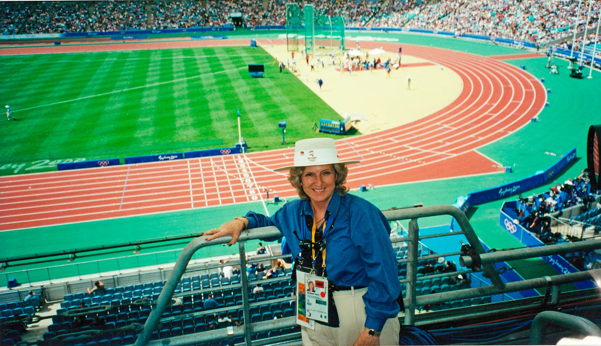 Olympic volunteer Rosemary