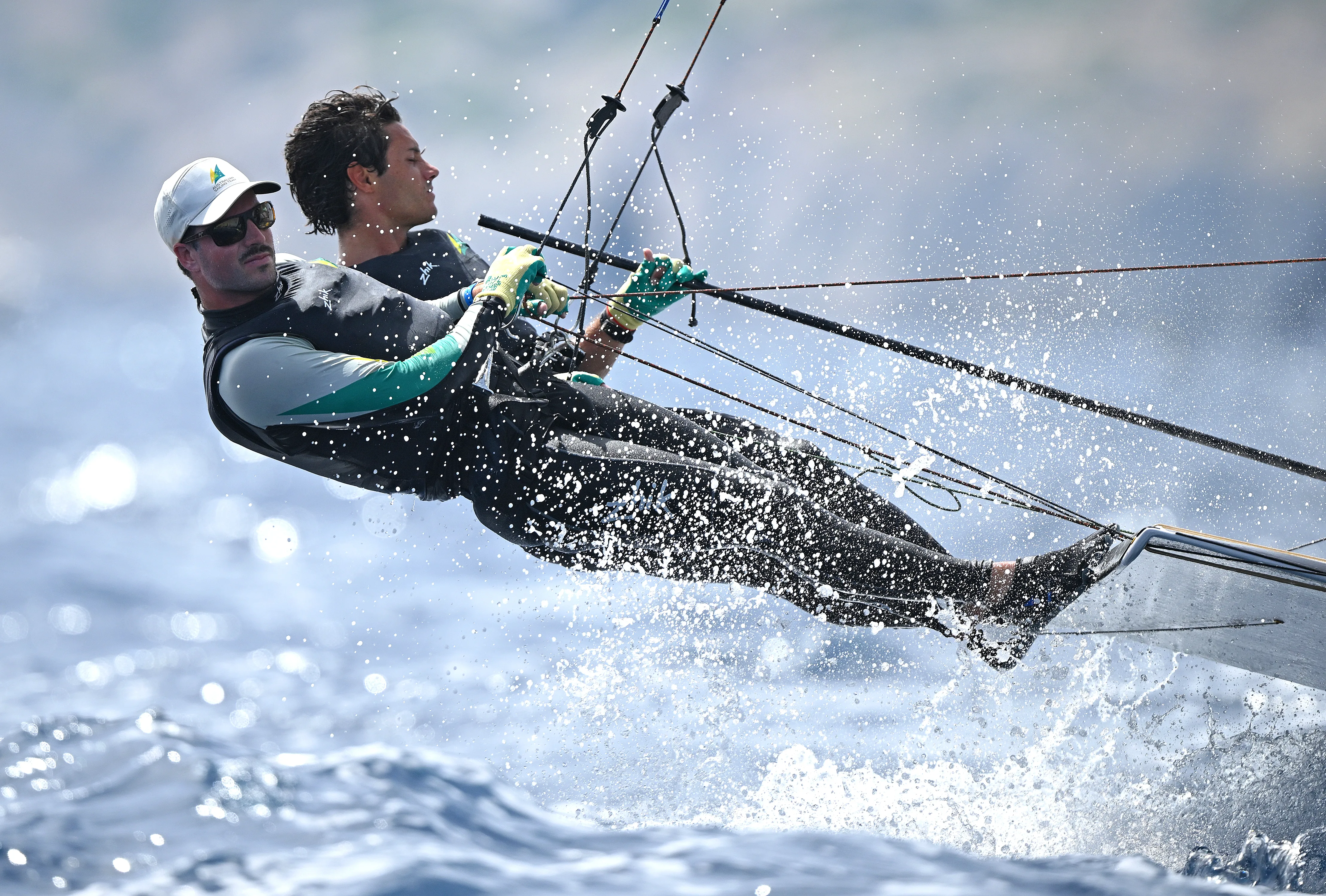 australian sailing olympics team members Jim Colley and Shaun Connor