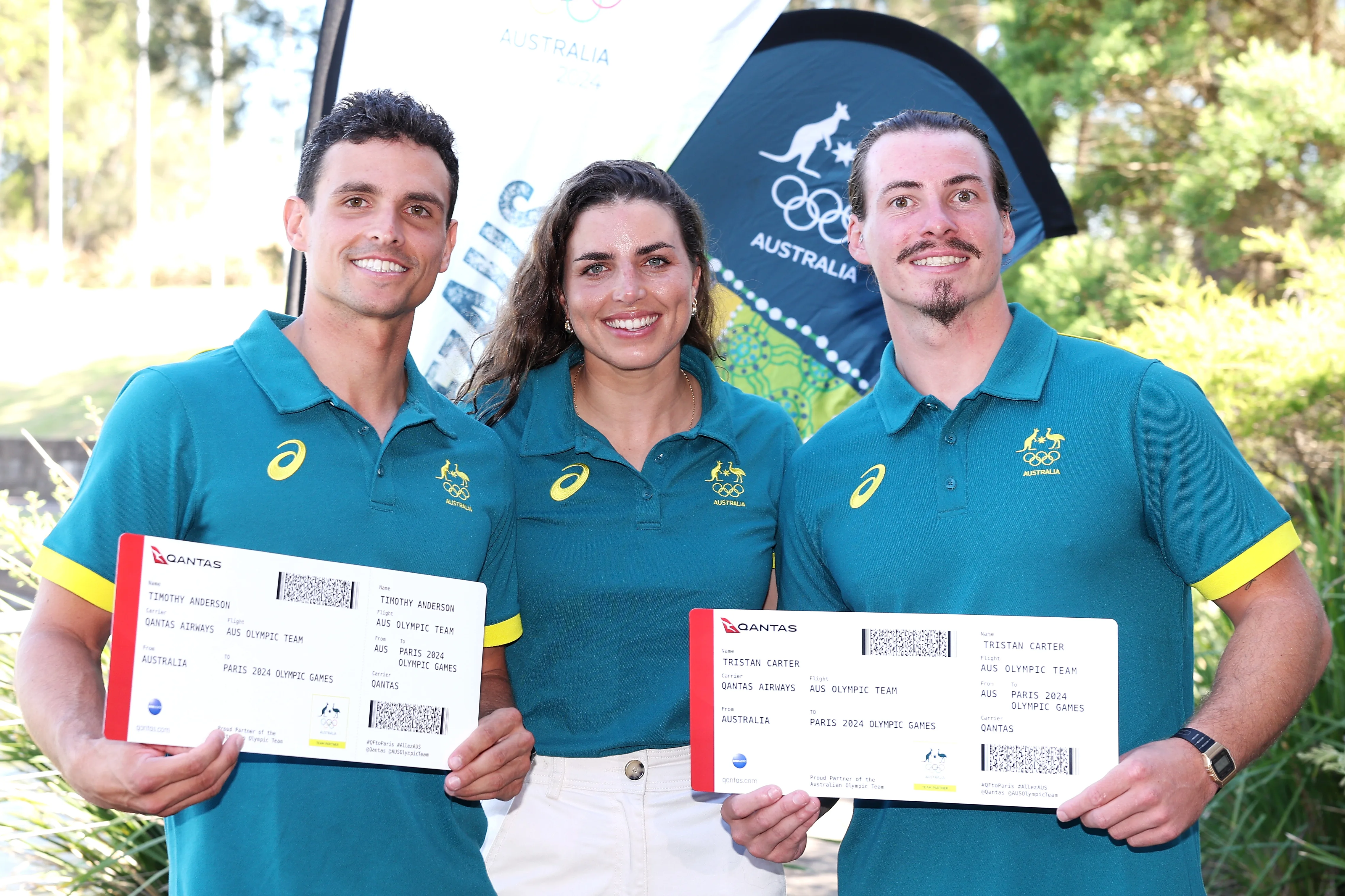members of the australian canoe slalom team for the olympics