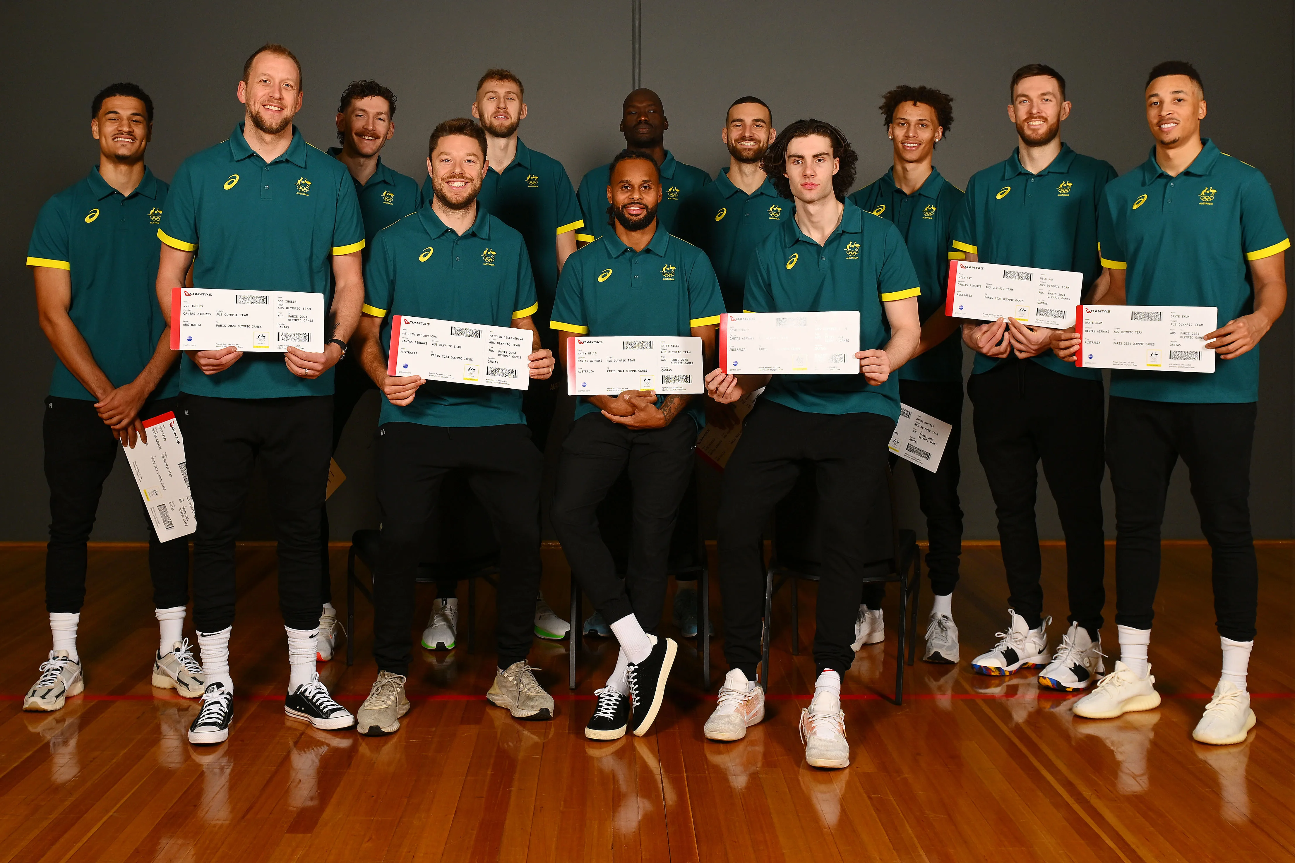 some members of the australian basketball team for the 2024 olympics
