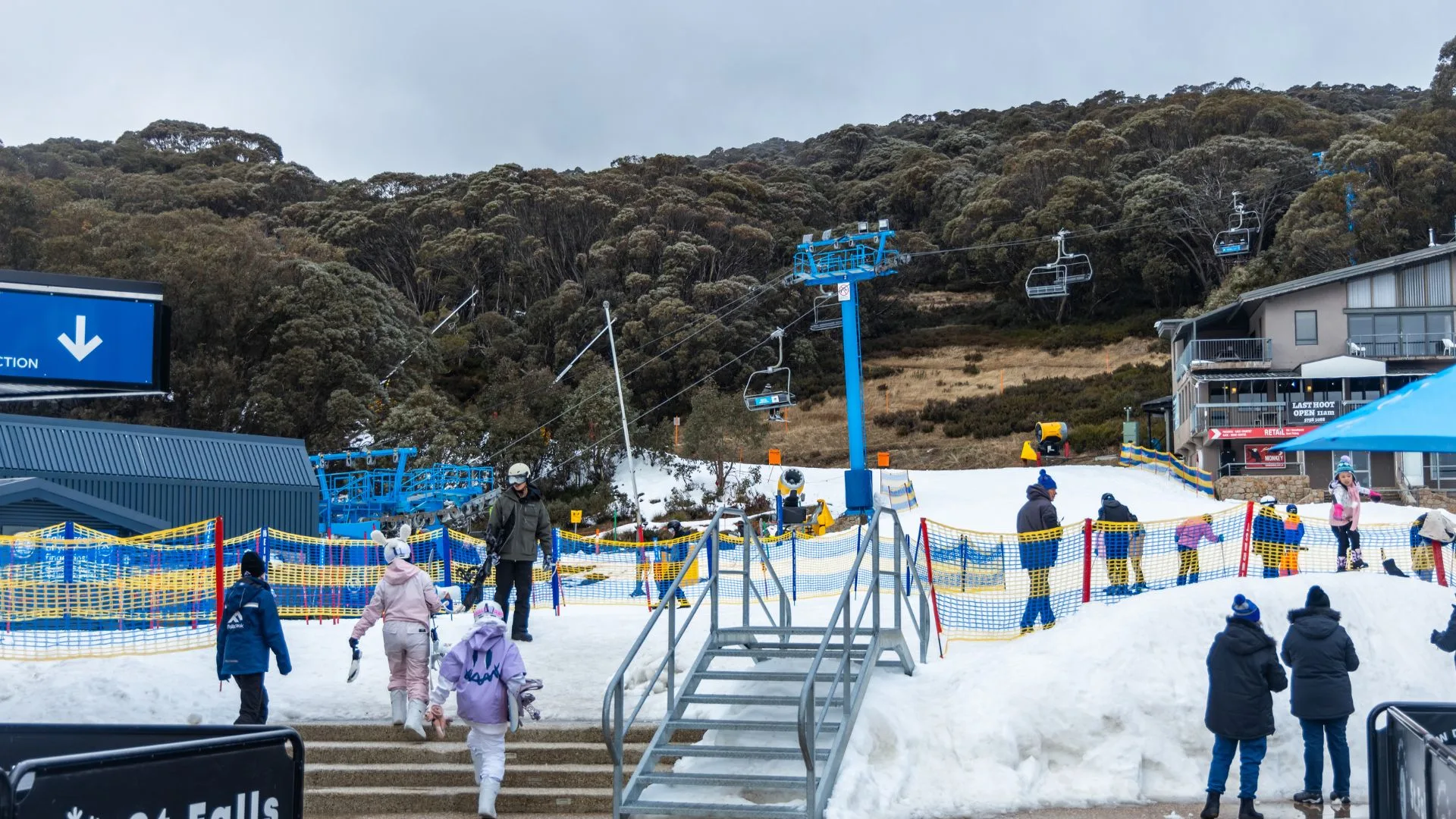 Falls Creek Alpine Ski Resort and chair lift
