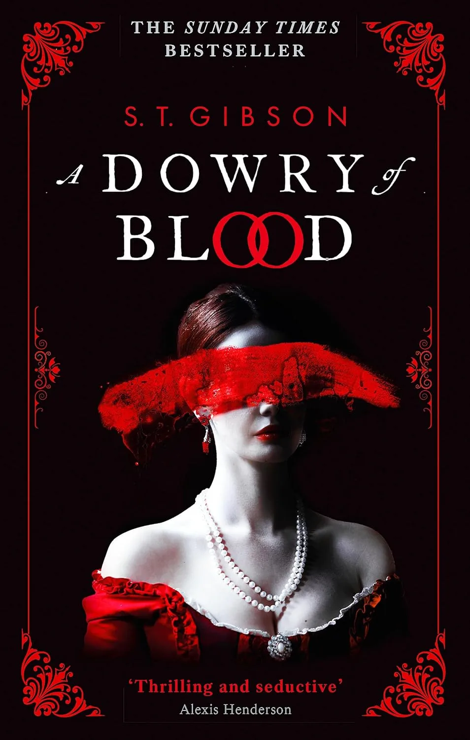 book cover of A Dowry of Blood by S.T. Gibson