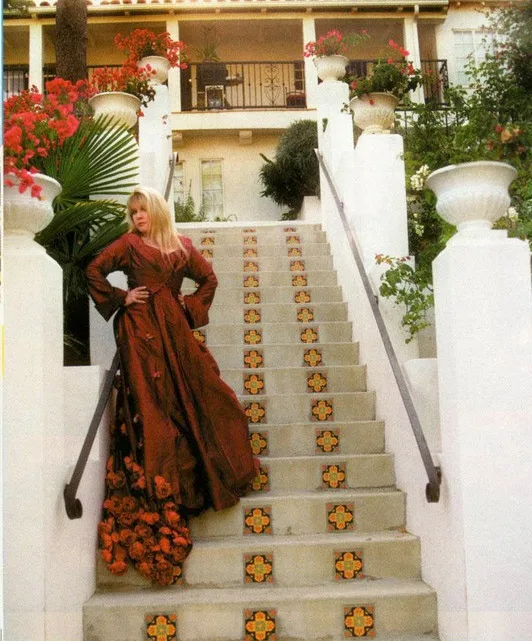 Stevie Nicks at her home.