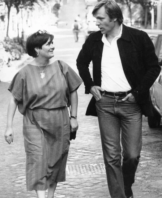 Oleg Vidov and his third wife.