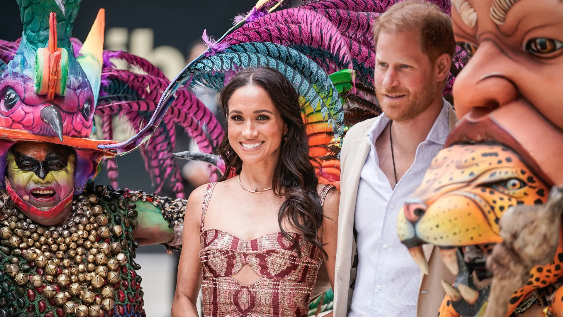 Prince Harry and Meghan Markle on their four-day tour of Colombia
