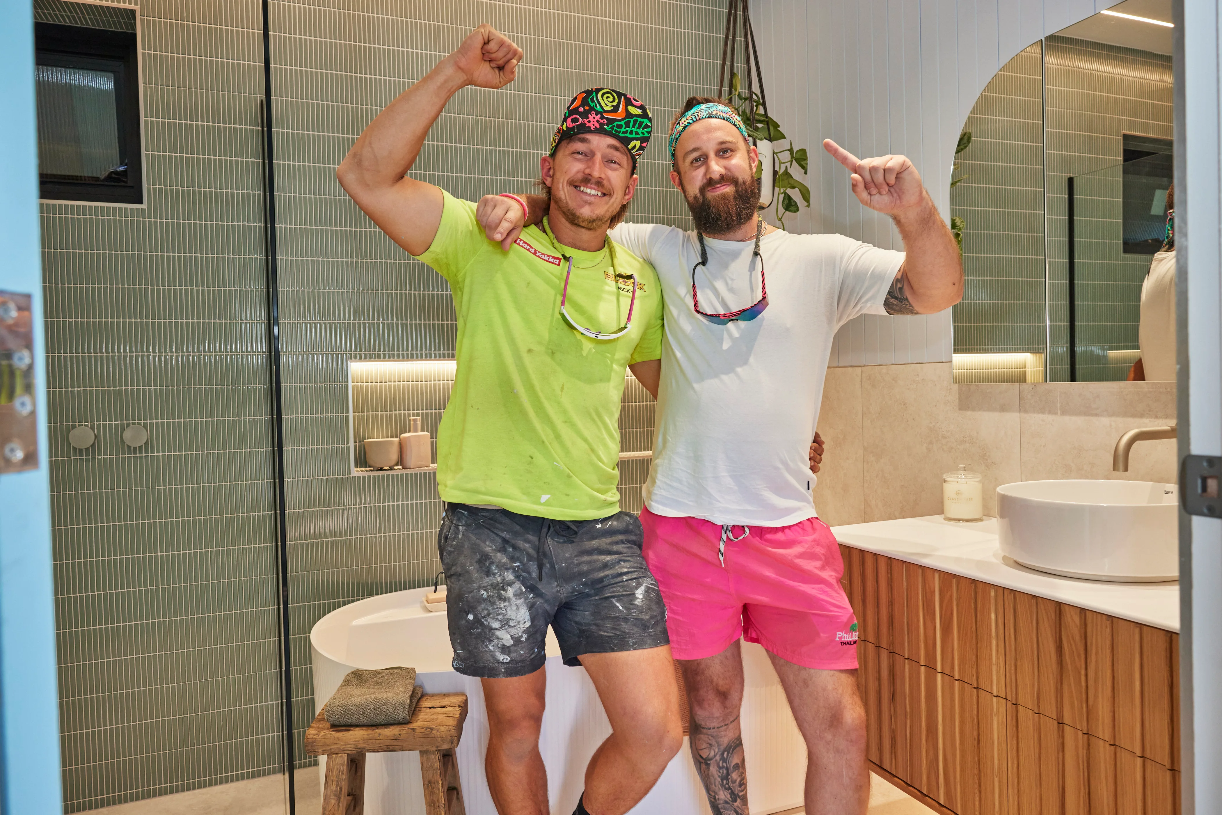 the block room reveals - ricky and haydn