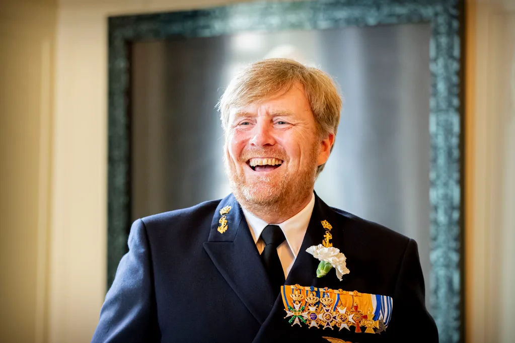 royals with beards - king willem-alexander
