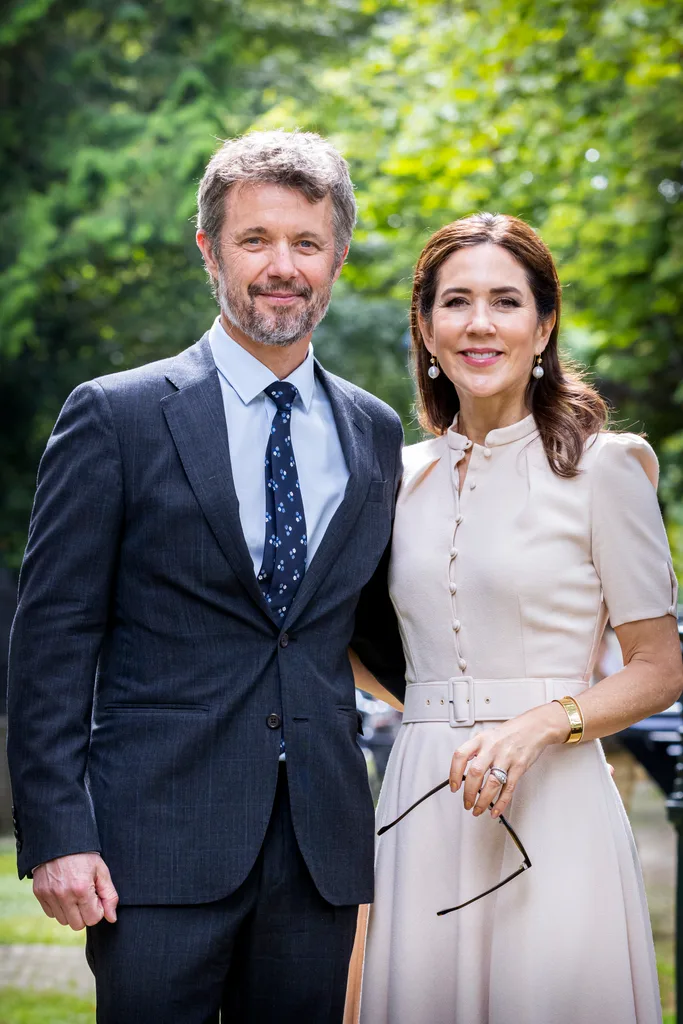 royals with beards - king frederik with his wife queen mary