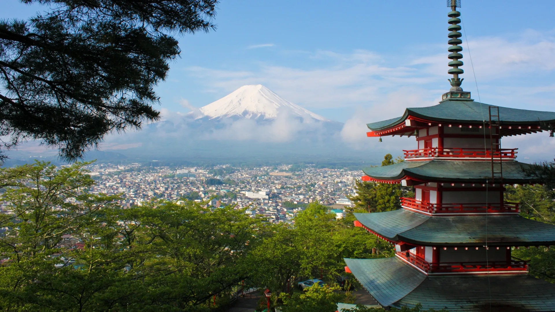 View of Mount Fuji