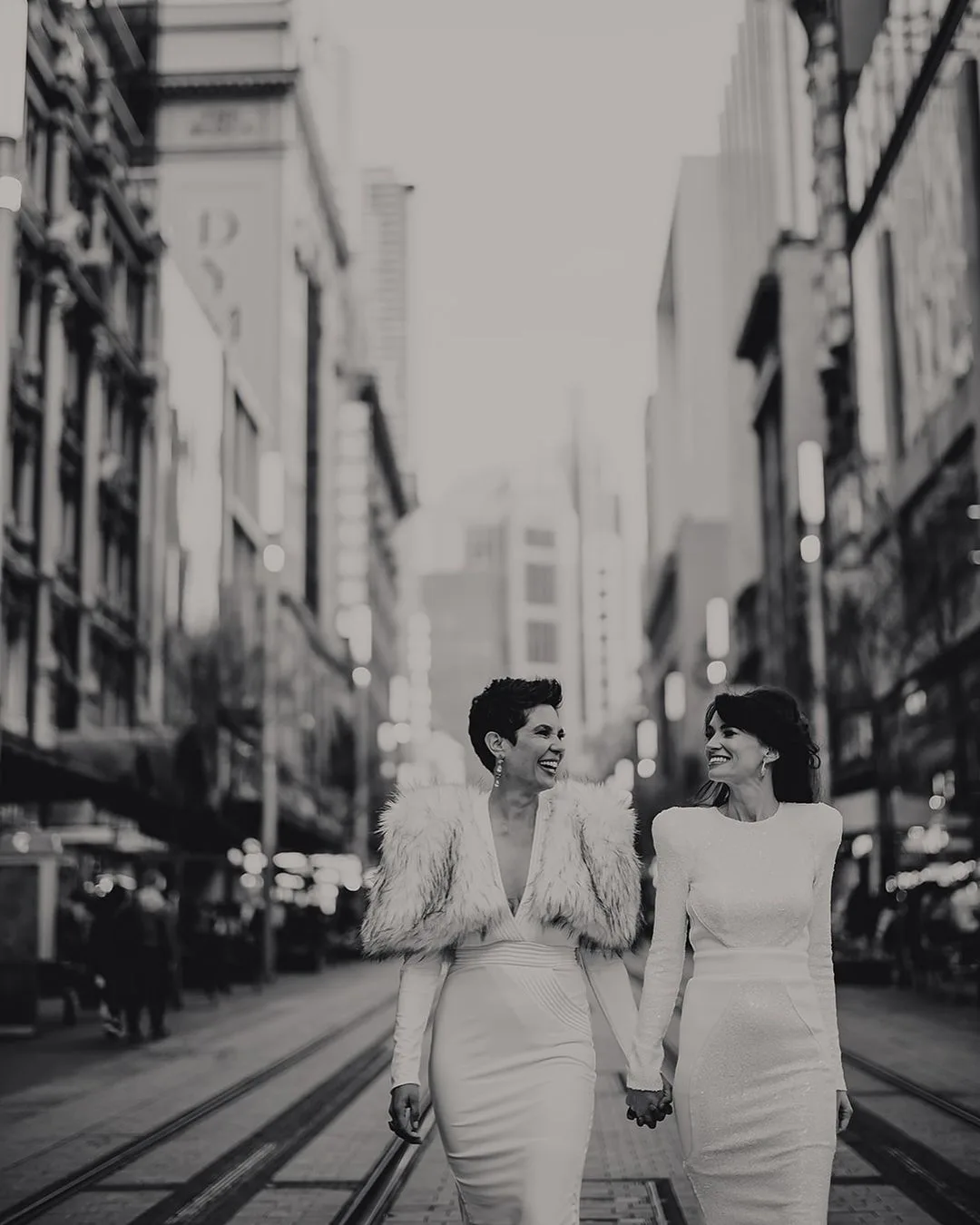Narelda Jacobs and her partner Karina Natt