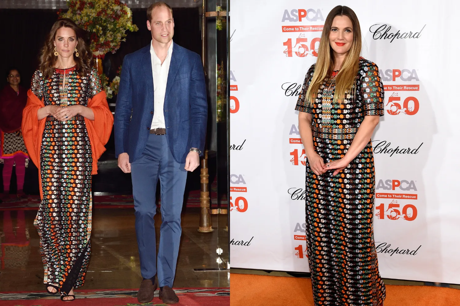 celebrities wearing the same outfits
- kate middleton, prince william and drew barrymore